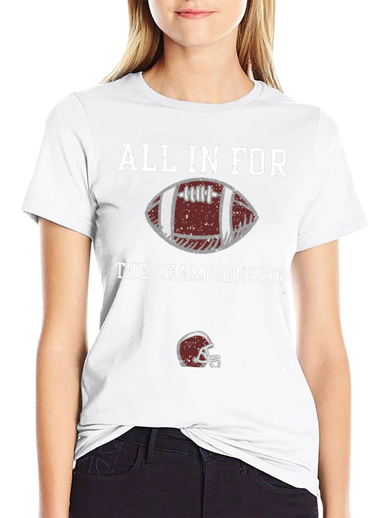 All In For The Championship Football T-Shirt