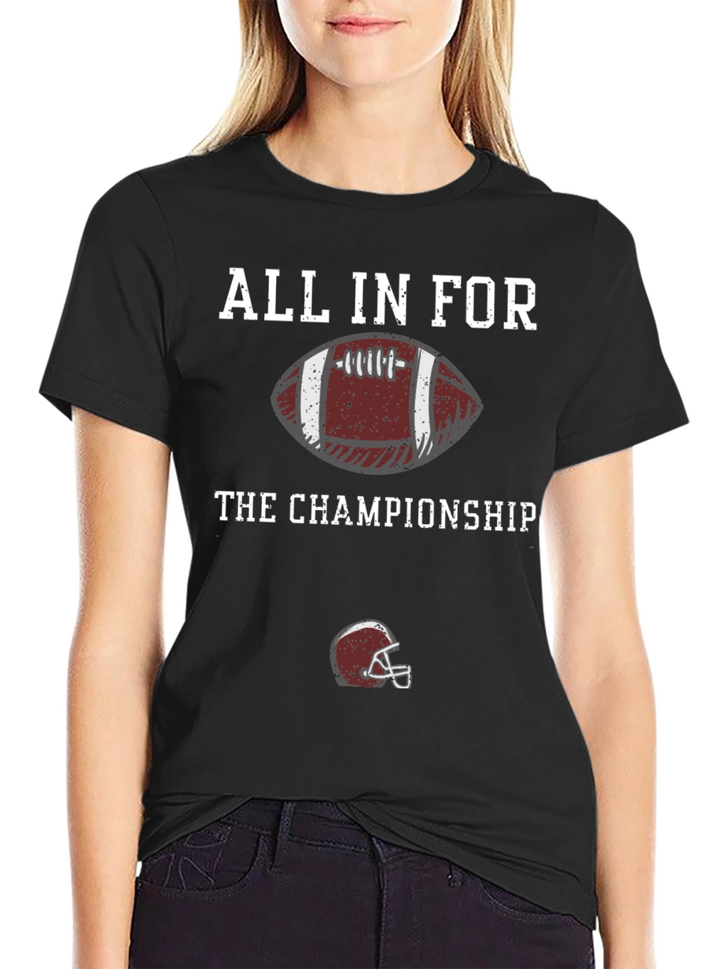 All In For The Championship Football T-Shirt