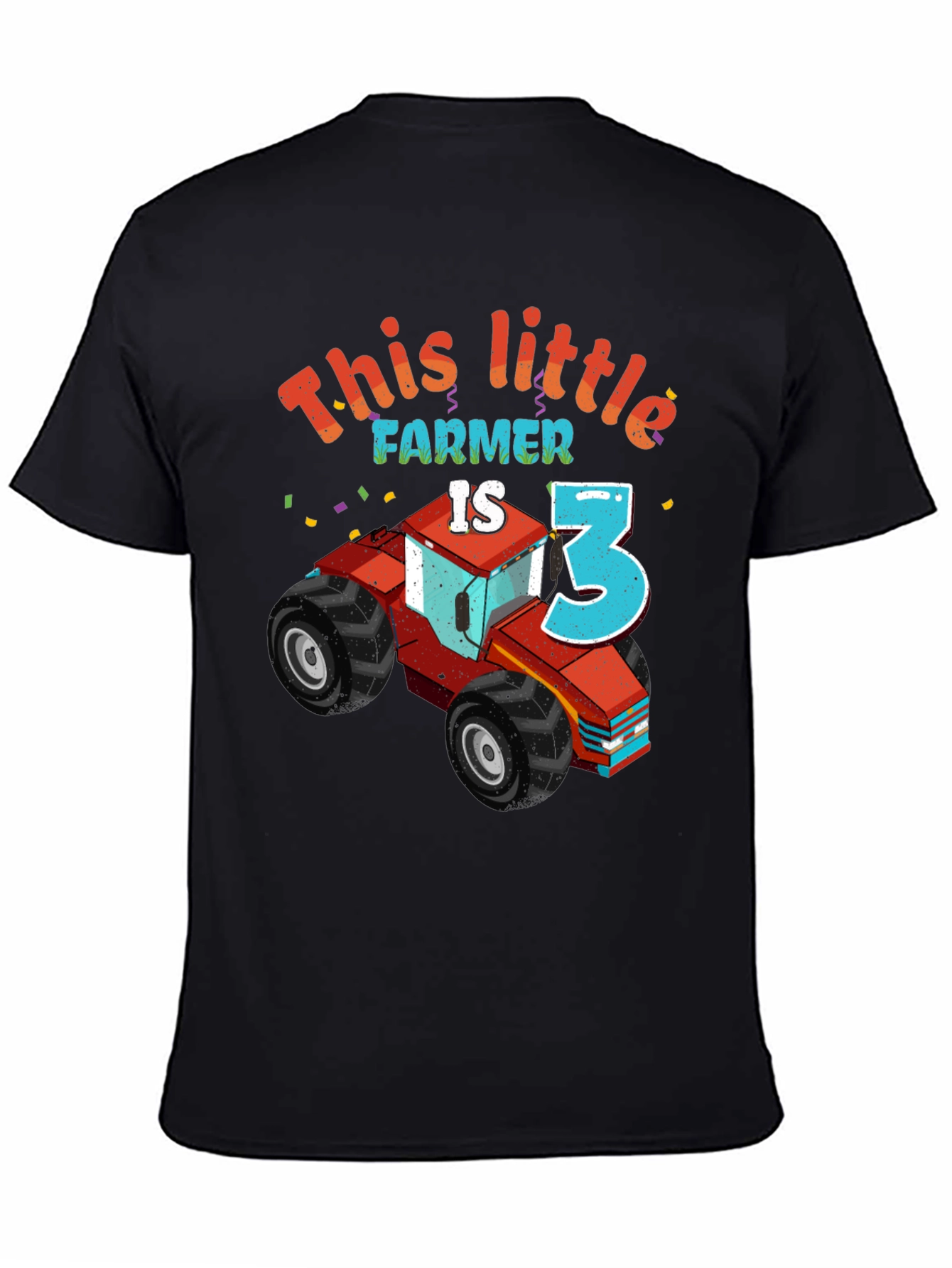 This Little Farmer is Three Birthday T-Shirt