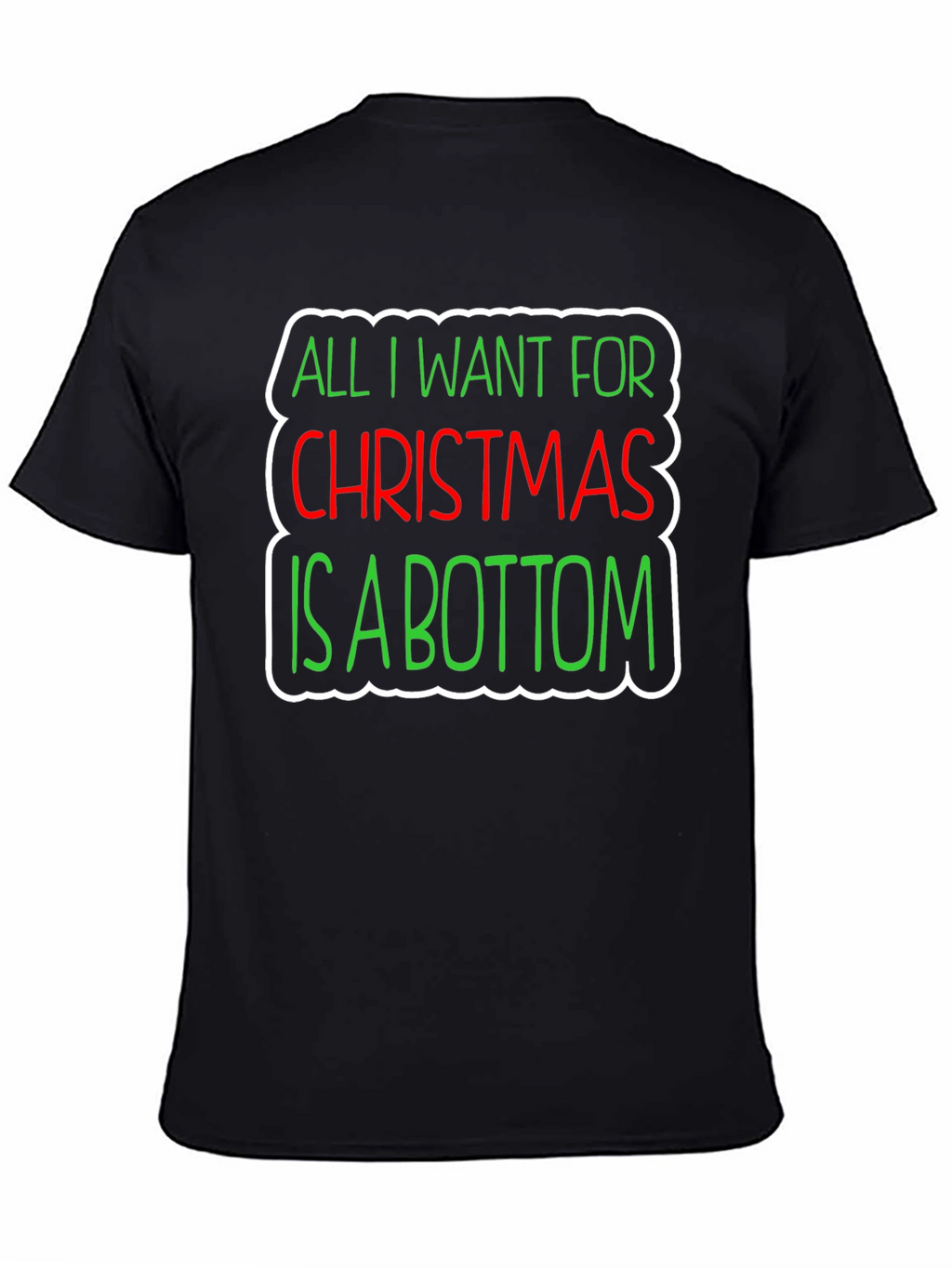 Funny Christmas Bottom T-Shirt