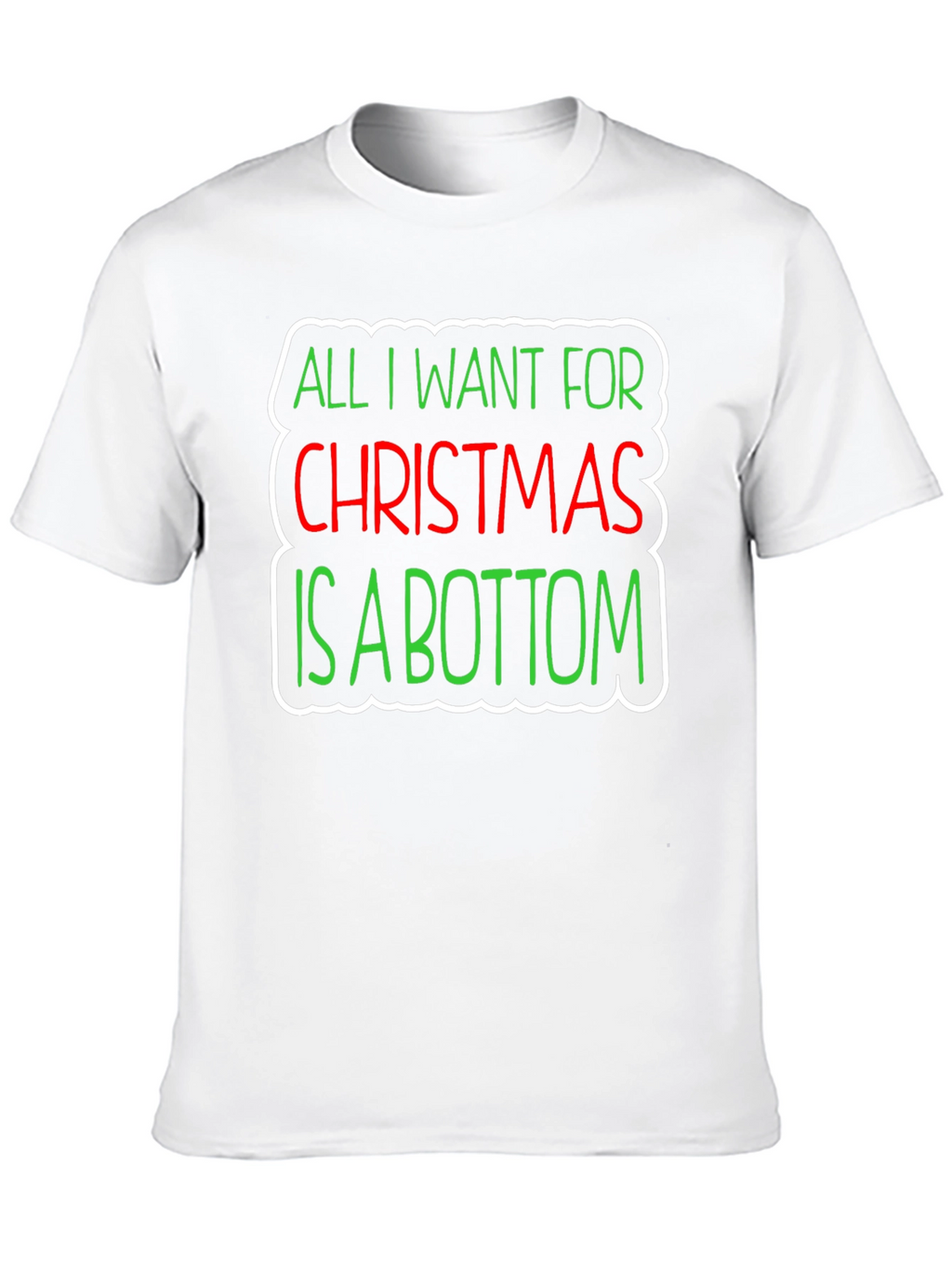 Funny Christmas Bottom T-Shirt