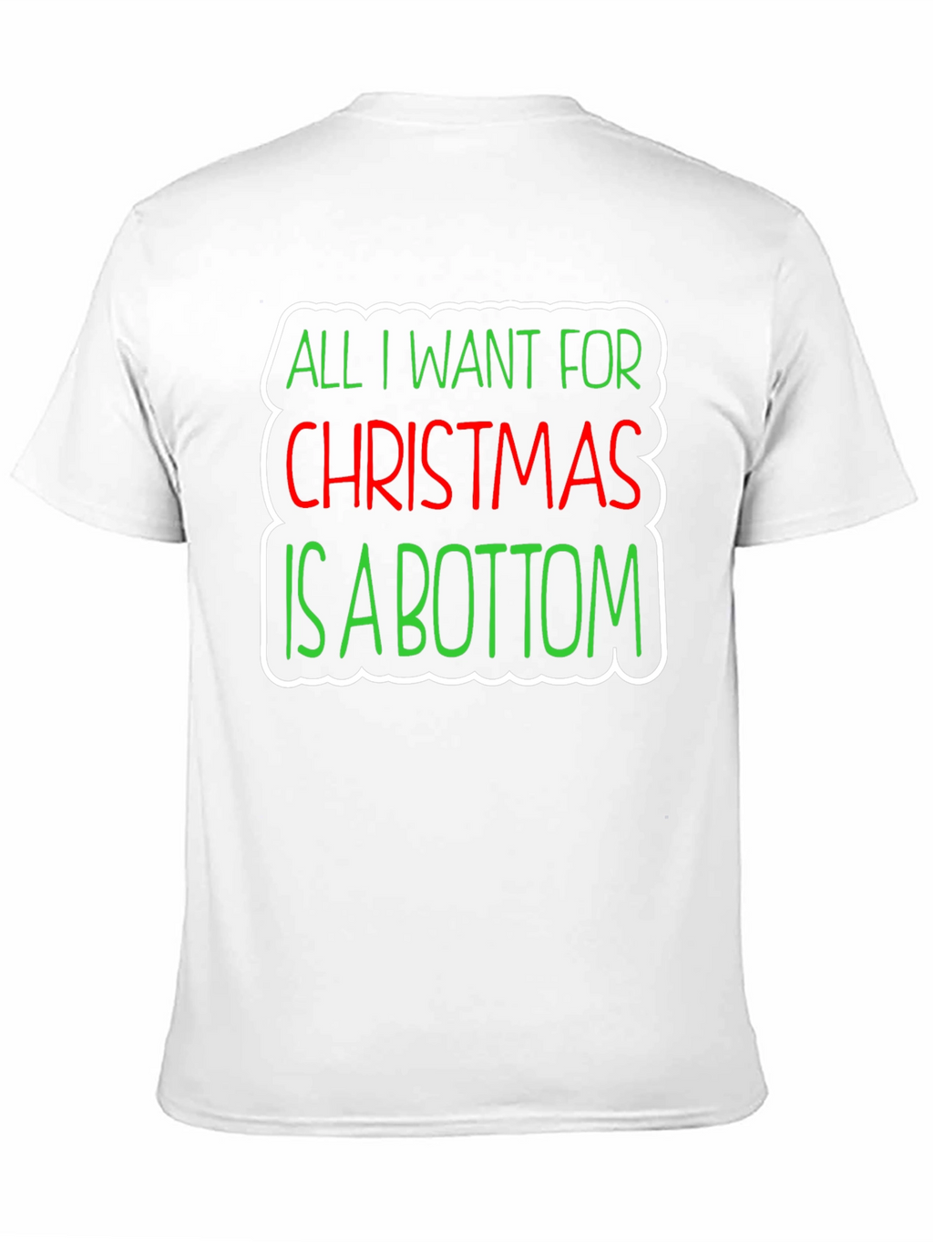 Funny Christmas Bottom T-Shirt
