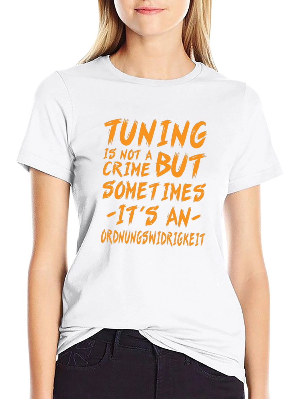 Tuning Is Not A Crime Graphic Tee
