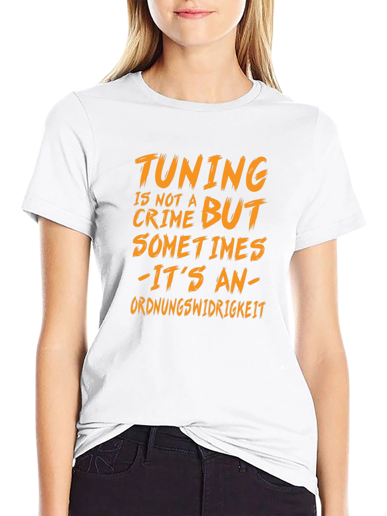 Tuning Is Not A Crime Graphic Tee