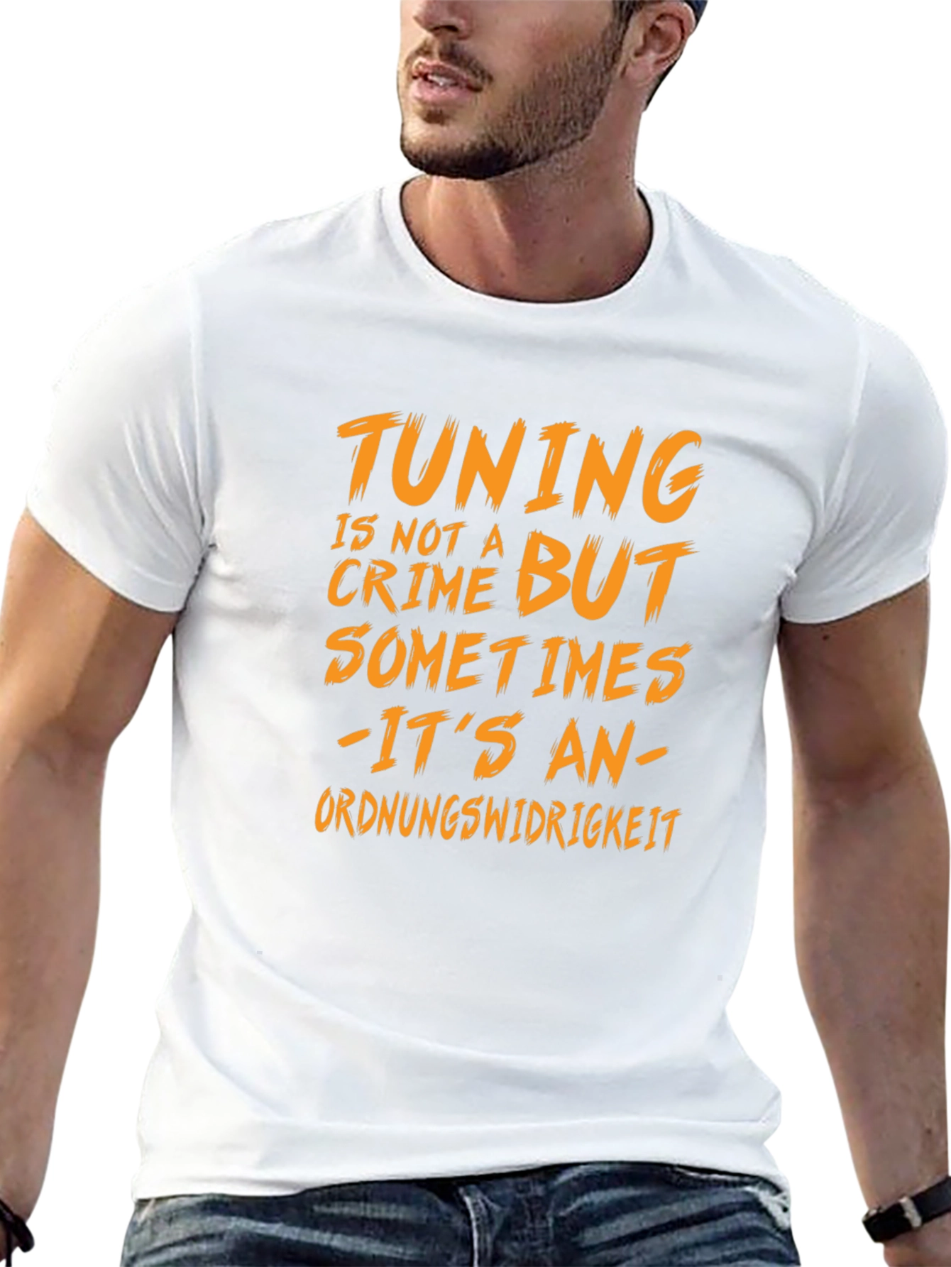 Tuning Is Not A Crime Graphic Tee