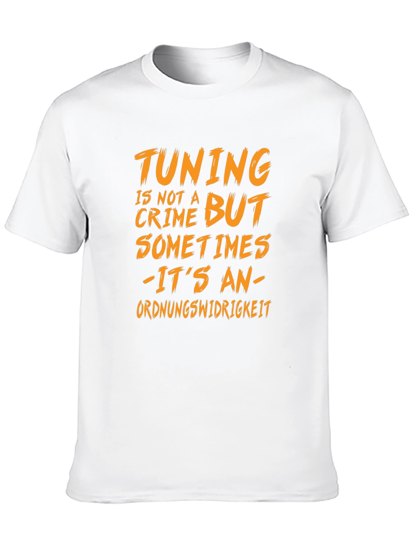 Tuning Is Not A Crime Graphic Tee