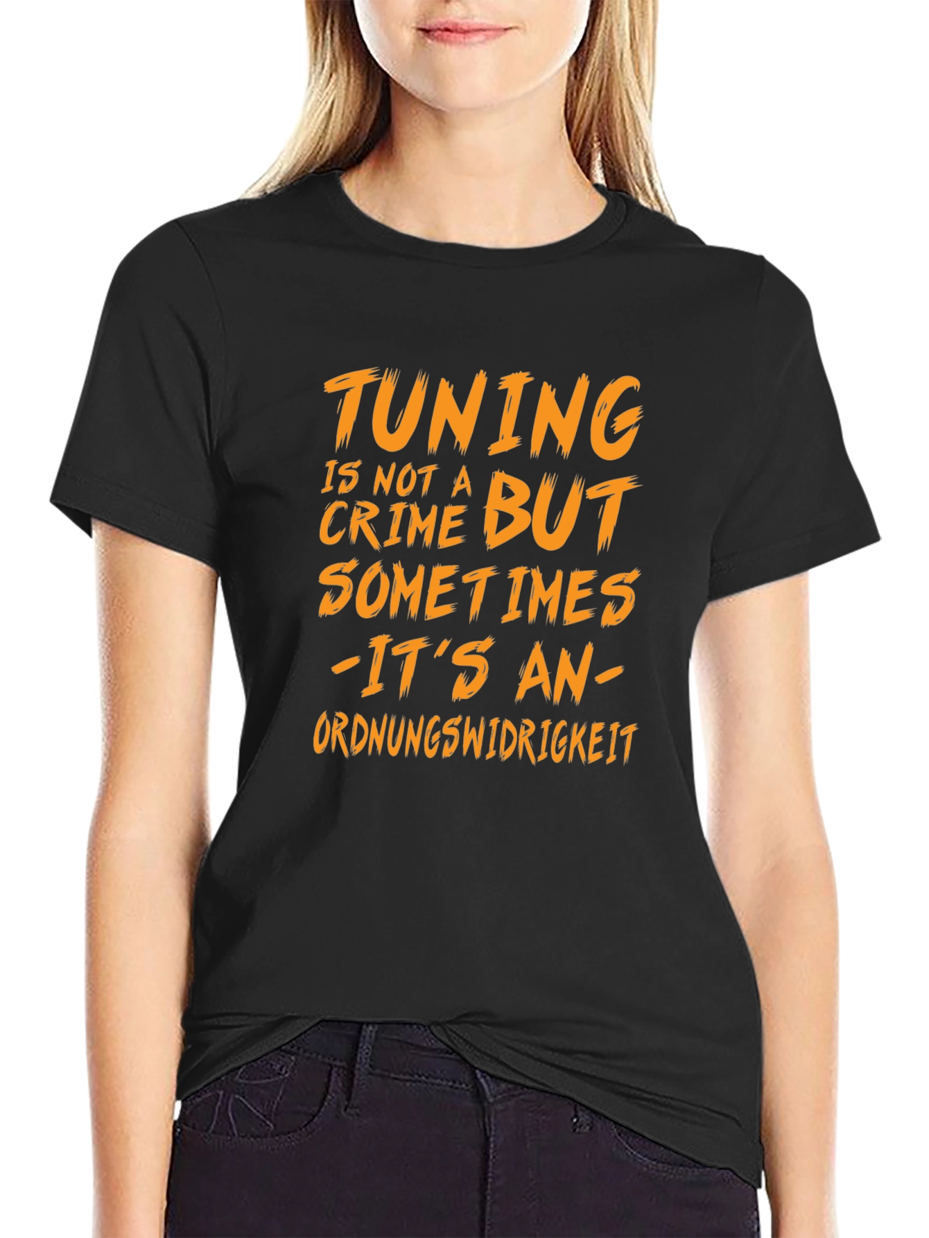 Tuning Is Not A Crime Graphic Tee