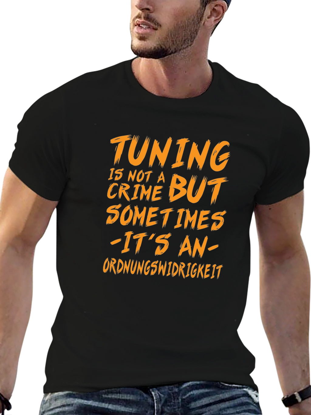 Tuning Is Not A Crime Graphic Tee