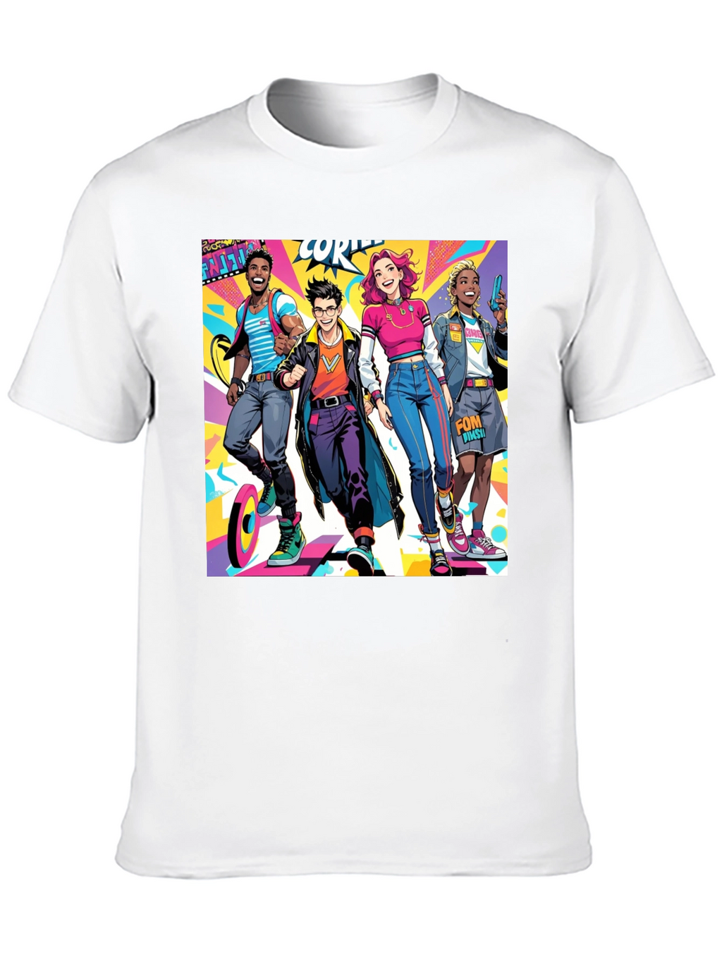 Stylish Cartoon Character T-Shirt