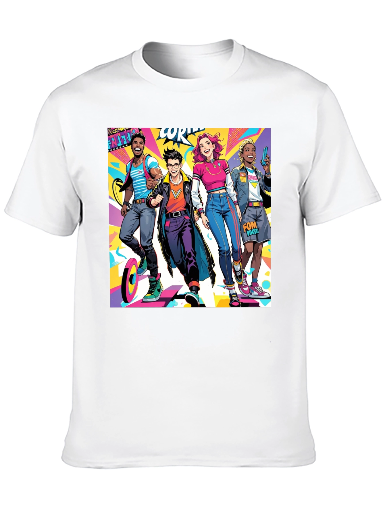 Stylish Cartoon Character T-Shirt
