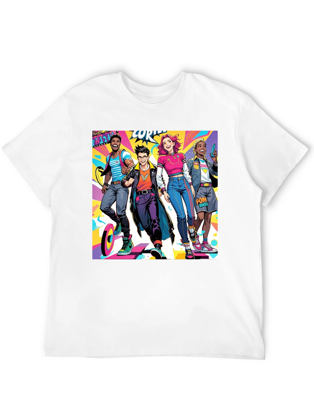 Stylish Cartoon Character T-Shirt