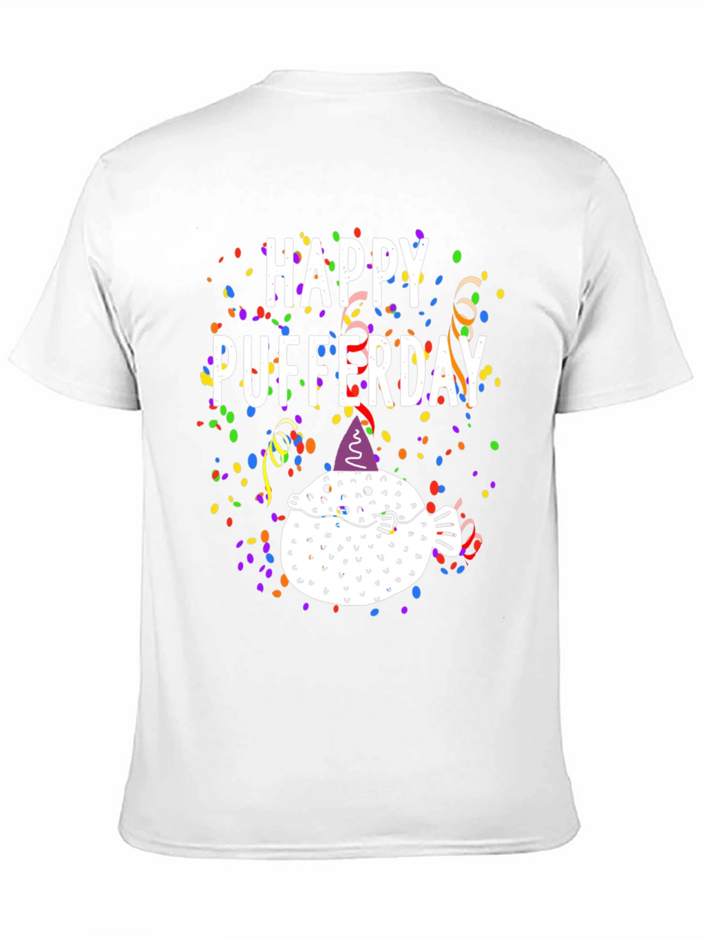 Happy Pufferday T-Shirt - Funny Pufferfish Birthday Tee
