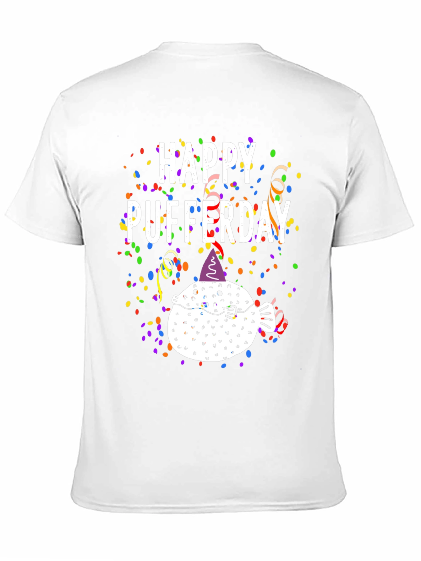 Happy Pufferday T-Shirt - Funny Pufferfish Birthday Tee