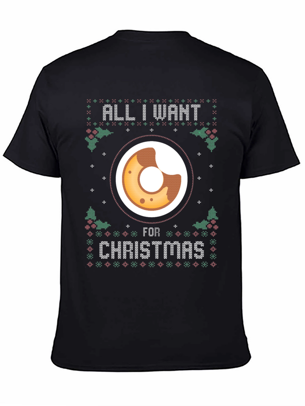 All I Want for Christmas Donut T-Shirt