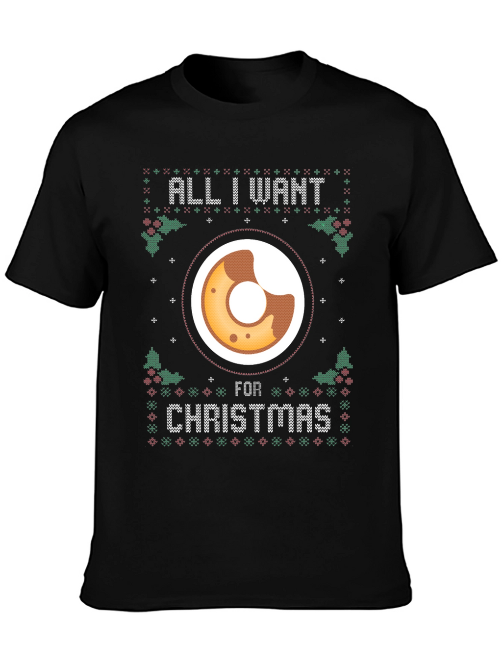 All I Want for Christmas Donut T-Shirt