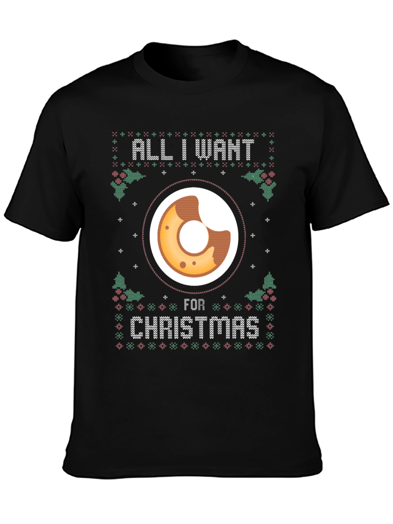 All I Want for Christmas Donut T-Shirt