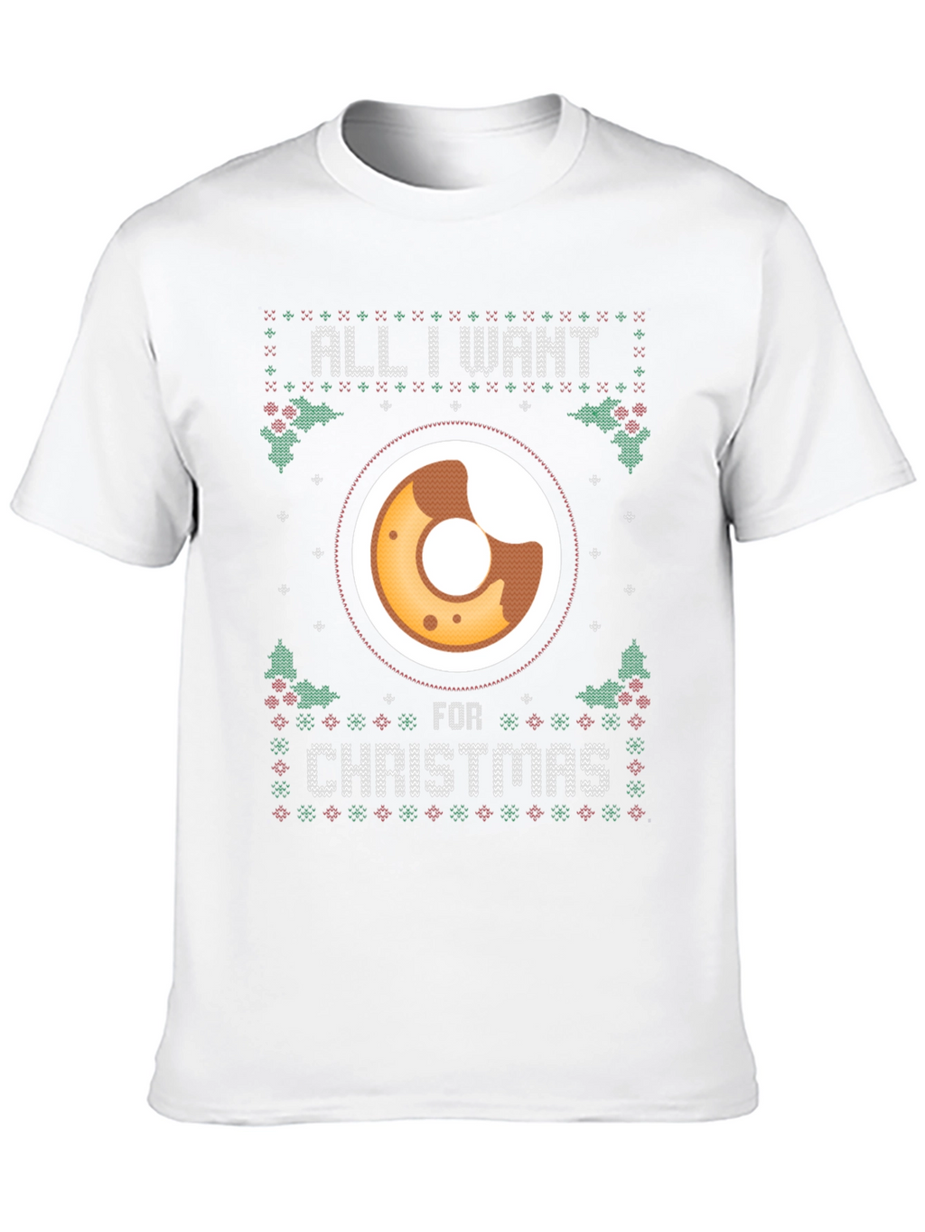 All I Want for Christmas Donut T-Shirt