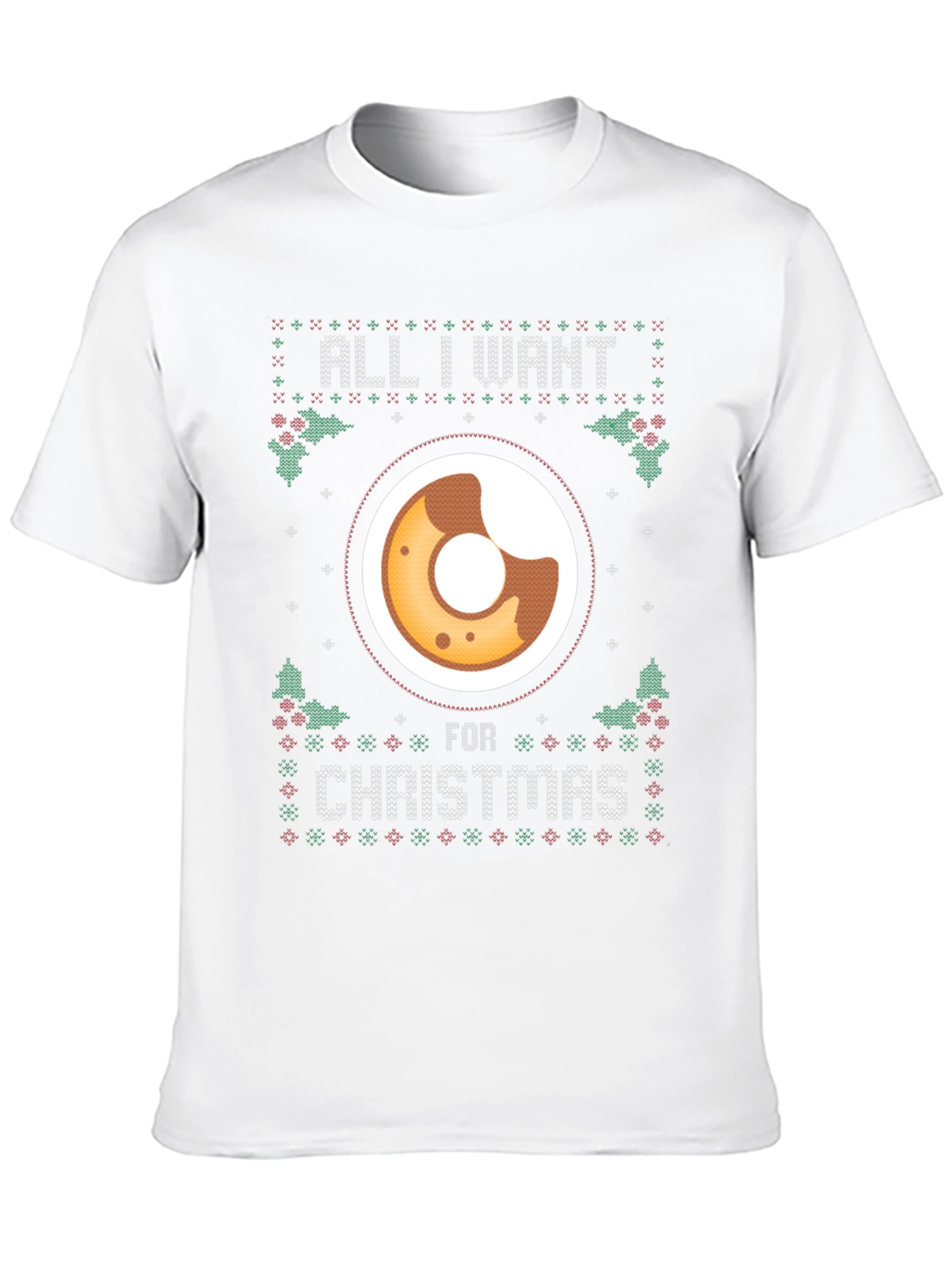 All I Want for Christmas Donut T-Shirt