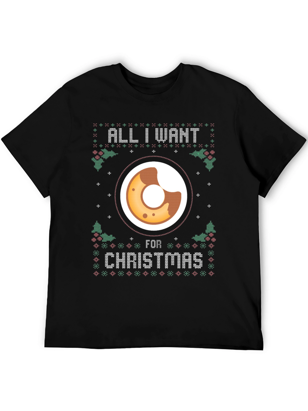 All I Want for Christmas Donut T-Shirt