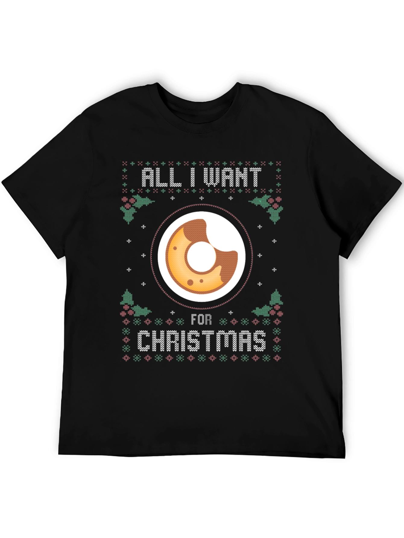 All I Want for Christmas Donut T-Shirt