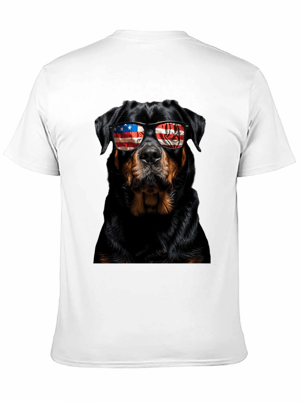 Patriotic Rottweiler Dog Graphic T-Shirt