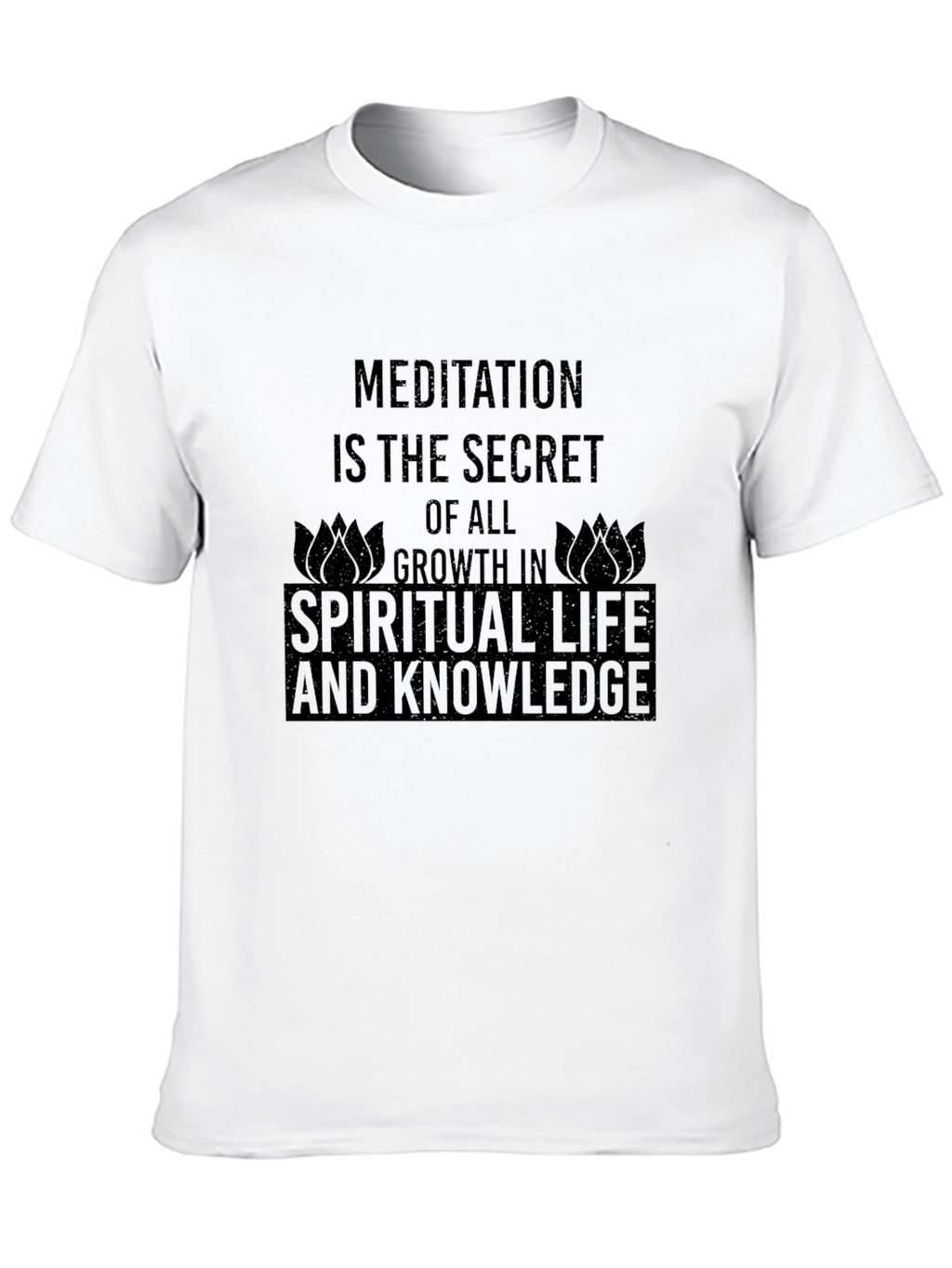 Spiritual Growth Black T-Shirt