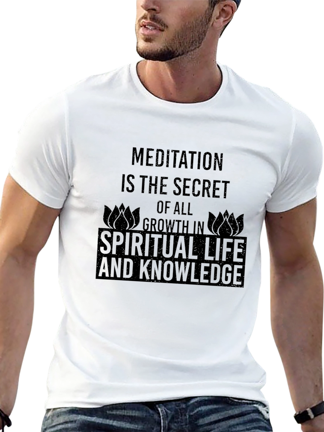 Spiritual Growth Black T-Shirt