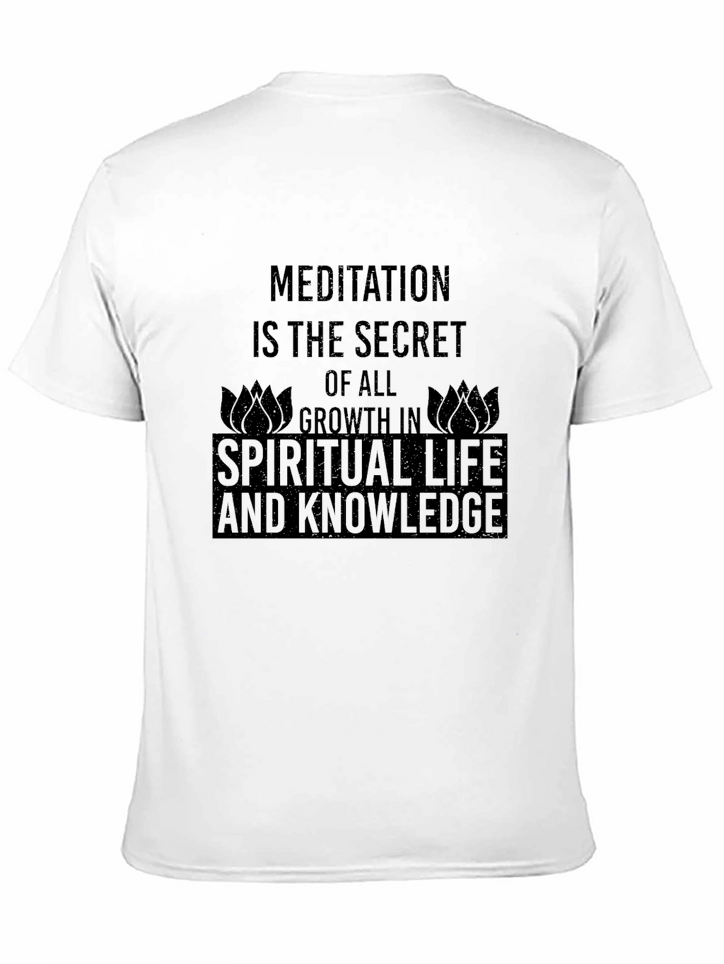 Spiritual Growth Black T-Shirt