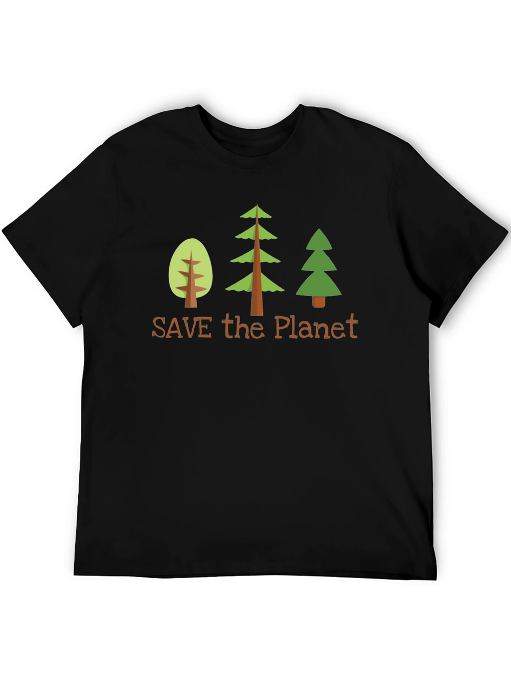 Save the Planet Graphic Tee - Black
