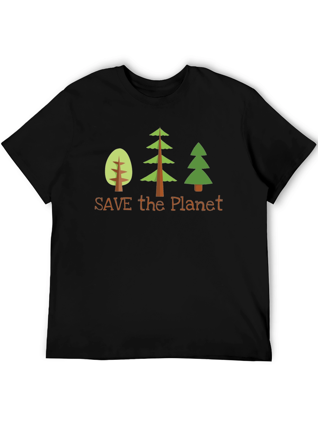 Save the Planet Graphic Tee - Black