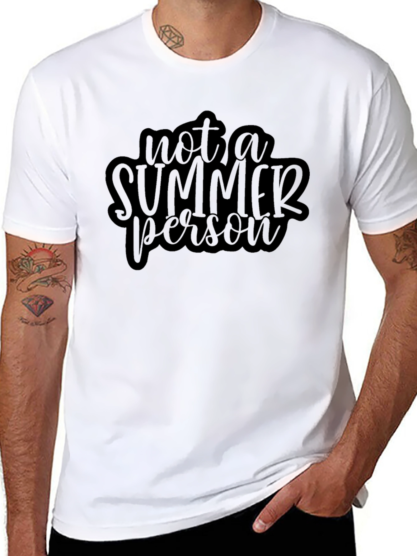Not A Summer Person Graphic T-Shirt
