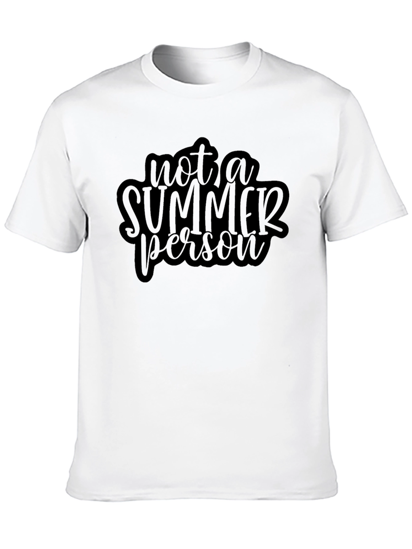 Not A Summer Person Graphic T-Shirt