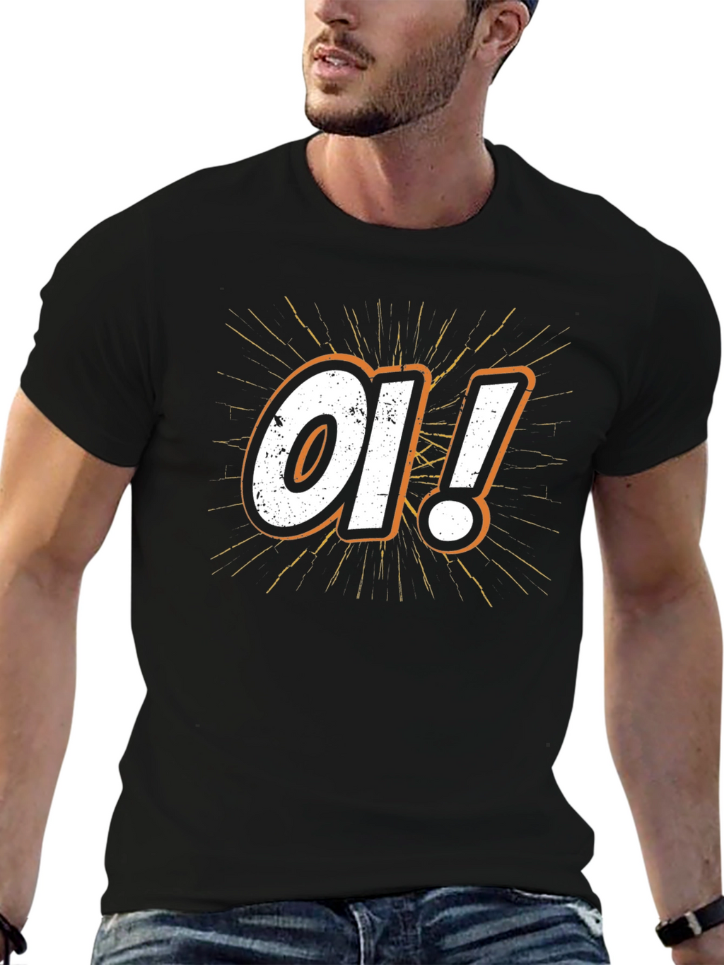 Oi! Graphic T-Shirt - Bold Statement Tee