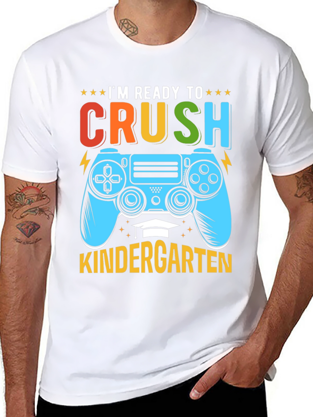 Ready to Crush Kindergarten Gaming T-Shirt