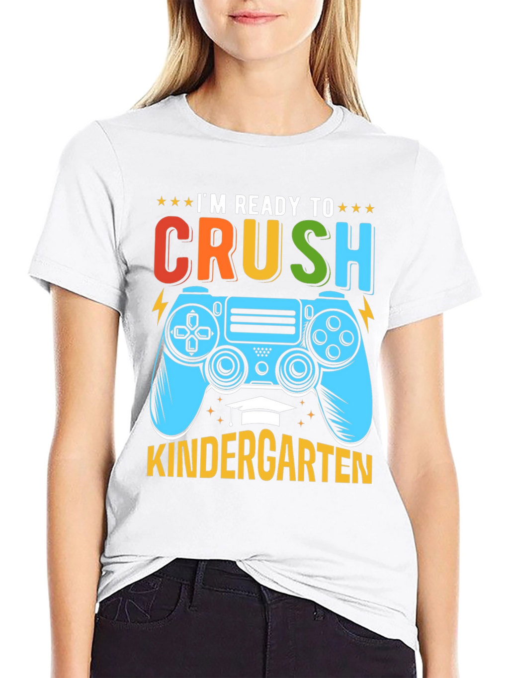 Ready to Crush Kindergarten Gaming T-Shirt