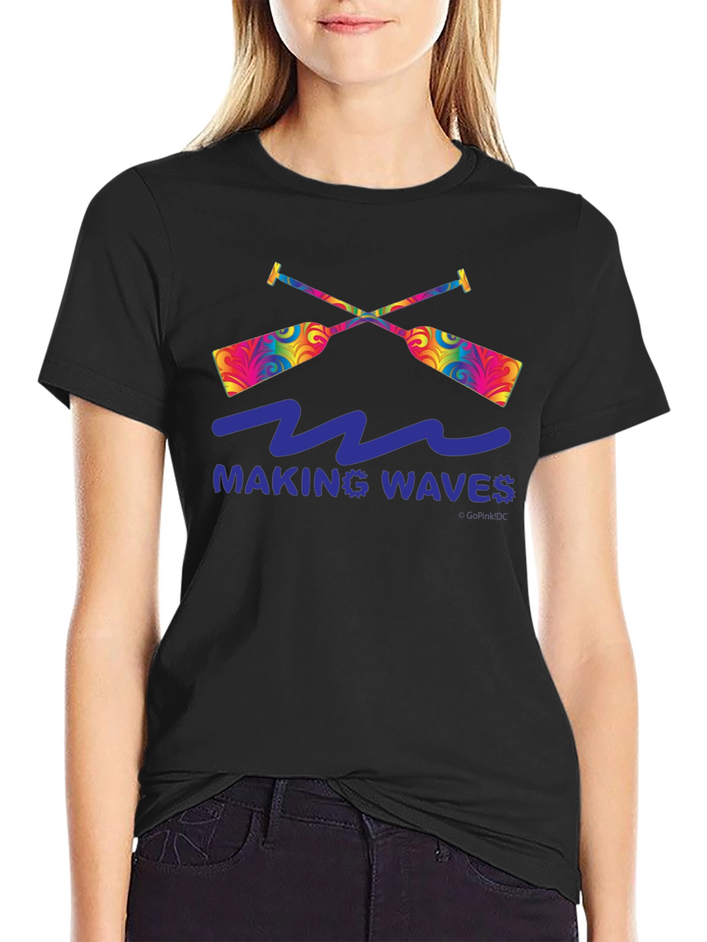 Making Waves Graphic T-Shirt - Paddles and Waves