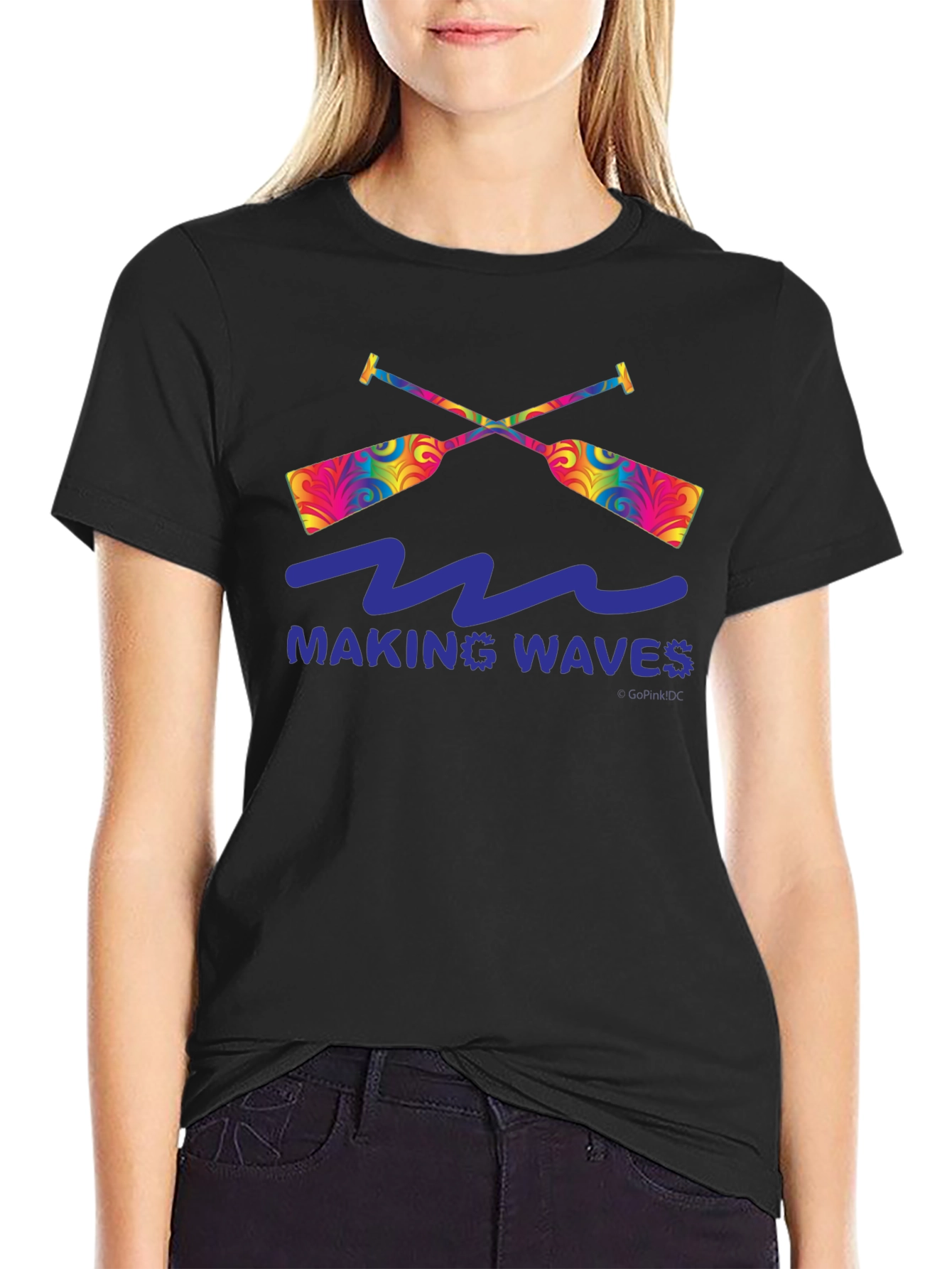 Making Waves Graphic T-Shirt - Paddles and Waves