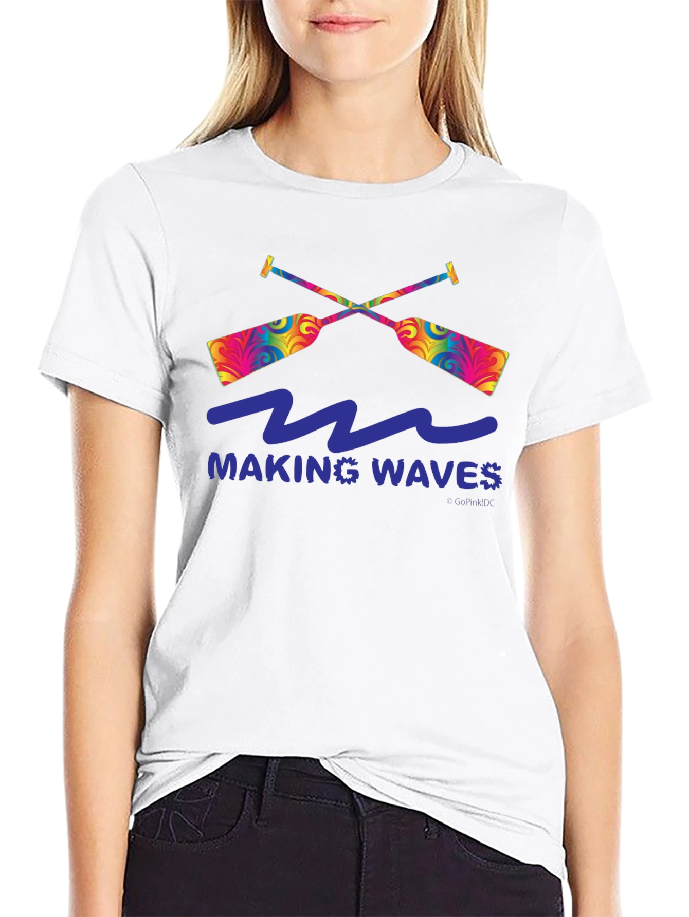 Making Waves Graphic T-Shirt - Paddles and Waves