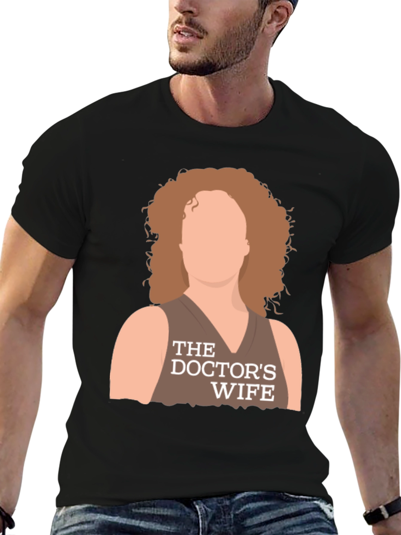 The Doctors Wife Graphic T-Shirt - Black