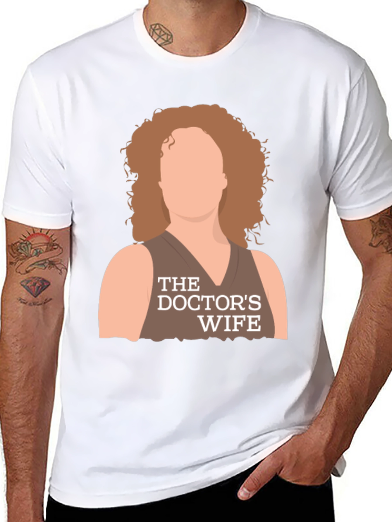 The Doctors Wife Graphic T-Shirt - Black