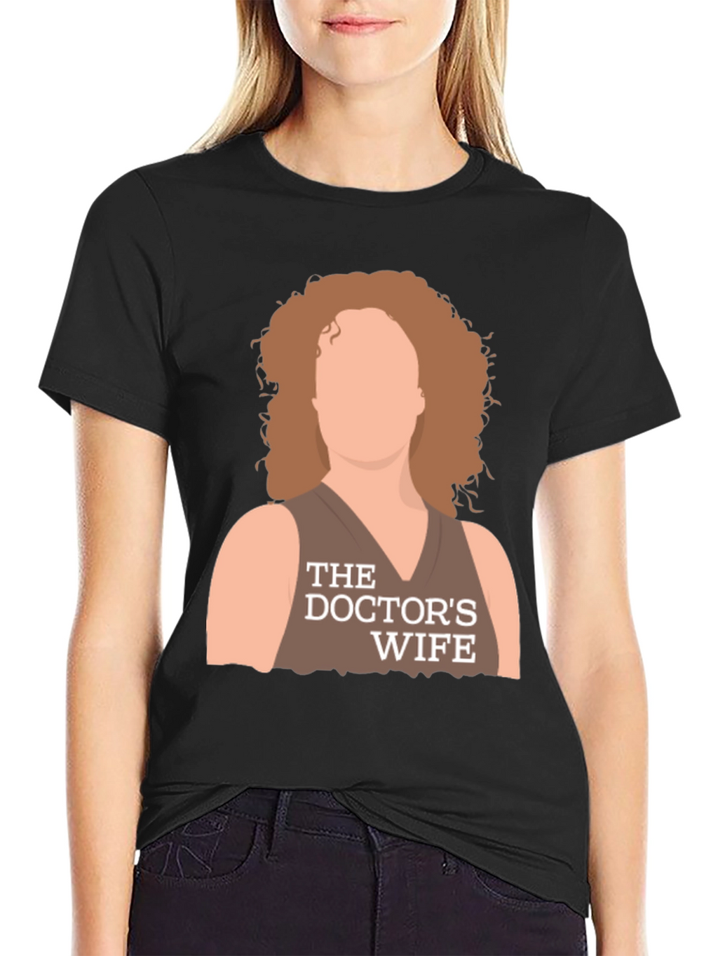 The Doctors Wife Graphic T-Shirt - Black