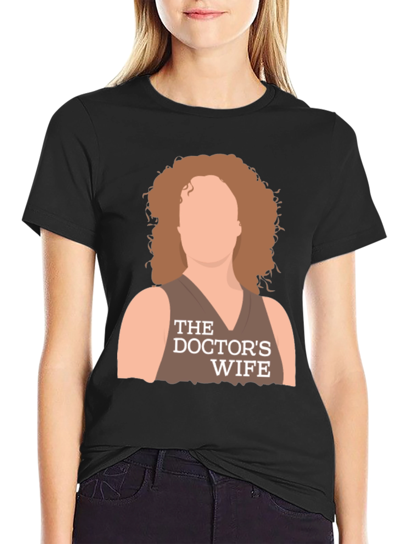 The Doctors Wife Graphic T-Shirt - Black