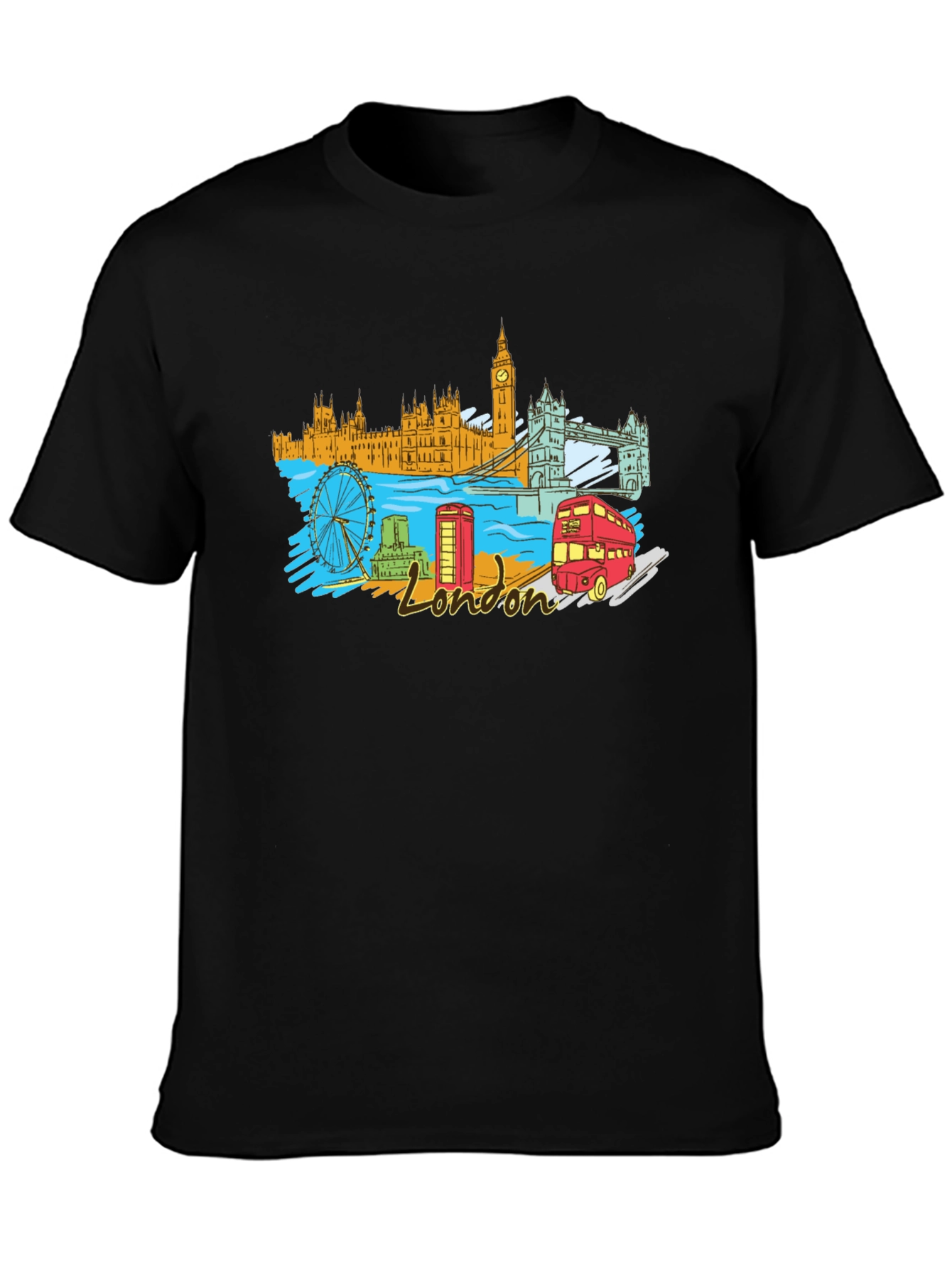 London Landmark Graphic T-Shirt