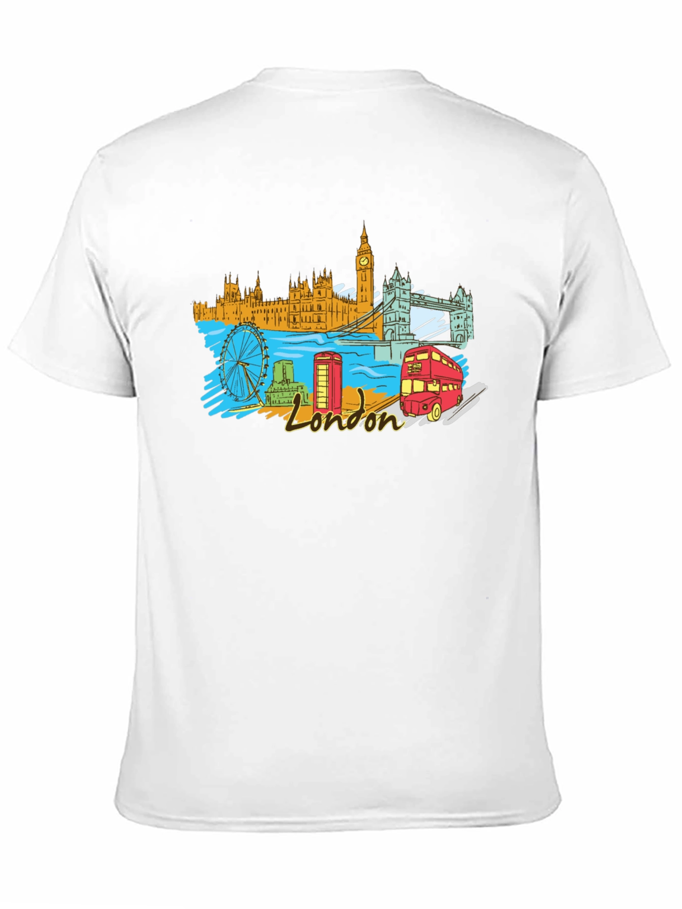 London Landmark Graphic T-Shirt
