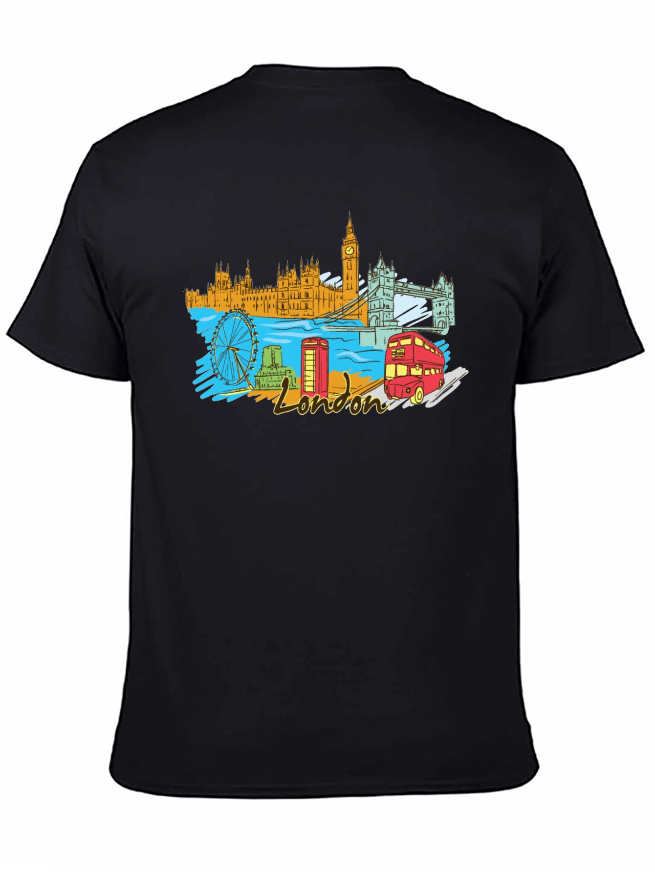 London Landmark Graphic T-Shirt