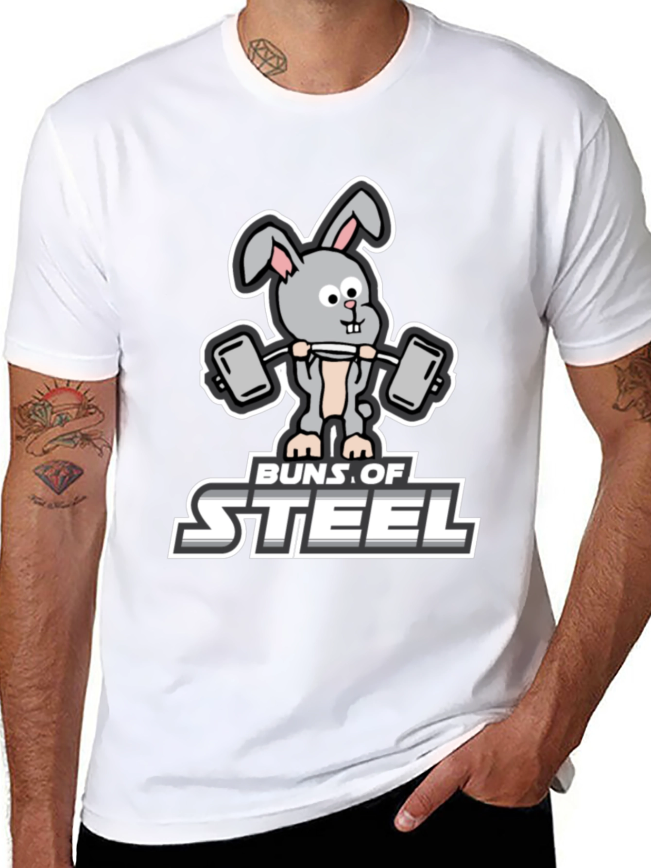 Buns of Steel Bunny Workout T-Shirt