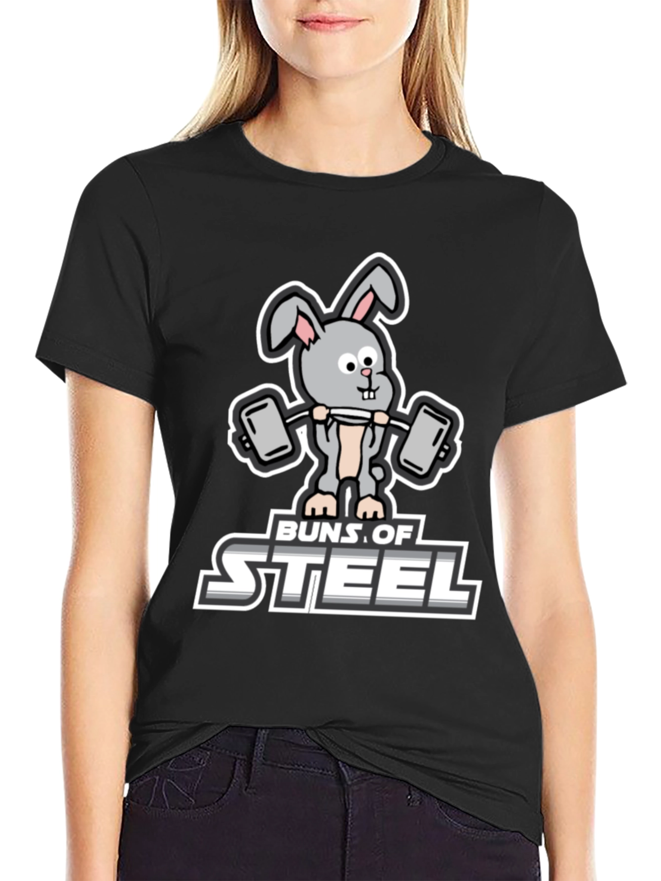 Buns of Steel Bunny Workout T-Shirt