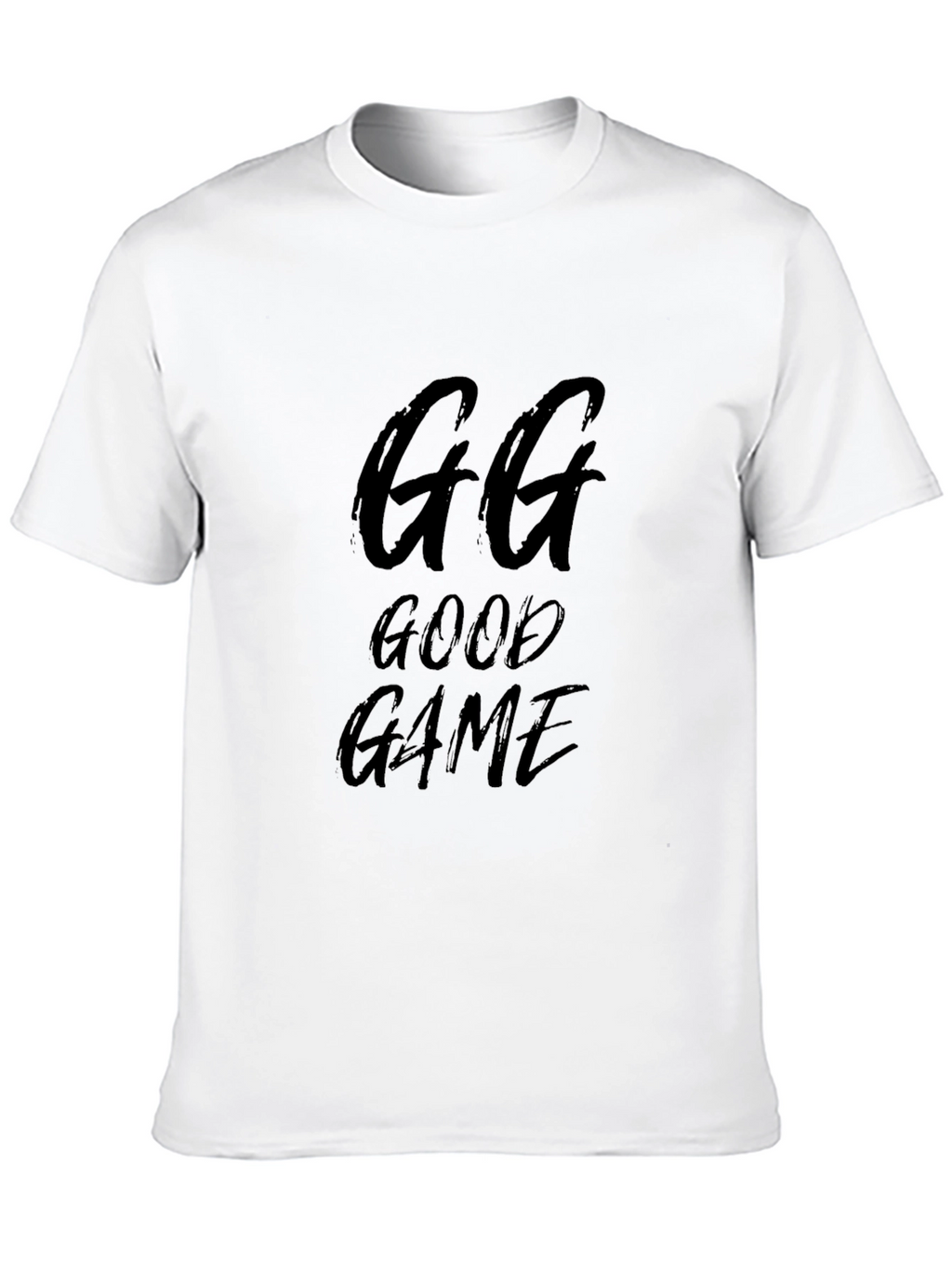 GG Good Game Black Graphic Tee for Men