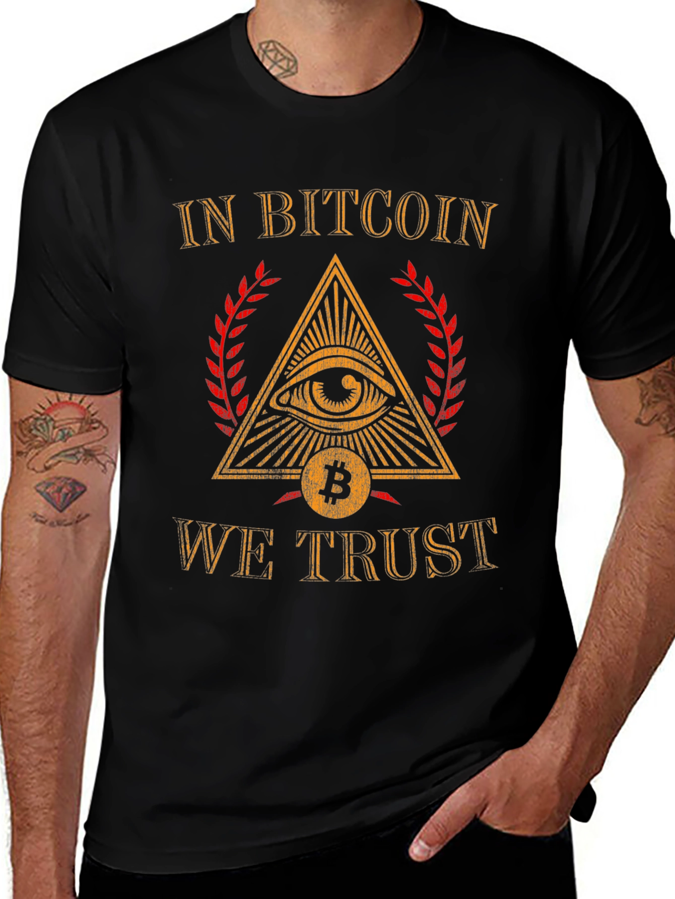 Bitcoin Trust Graphic Tee - Crypto Currency T-Shirt
