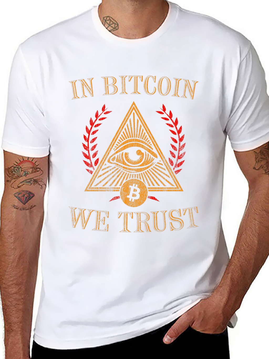 Bitcoin Trust Graphic Tee - Crypto Currency T-Shirt